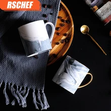 RSCHEF креативная Континентальная керамическая кофейная чашка для завтрака