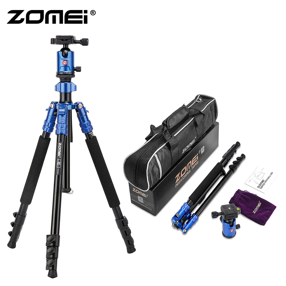 

Zomei M7 Travel Compact Tripod with Ball Head Quick Release Plate DSLR Tripod Monopod Stand for Camera Canon Nikon Sony DSLR DV