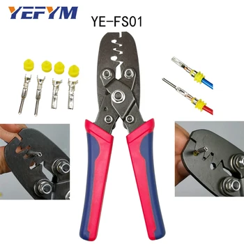 

Automotive waterproof connector terminal crimping tool pliers two crimping method Japanese version for 0.35-2mm2 terminal
