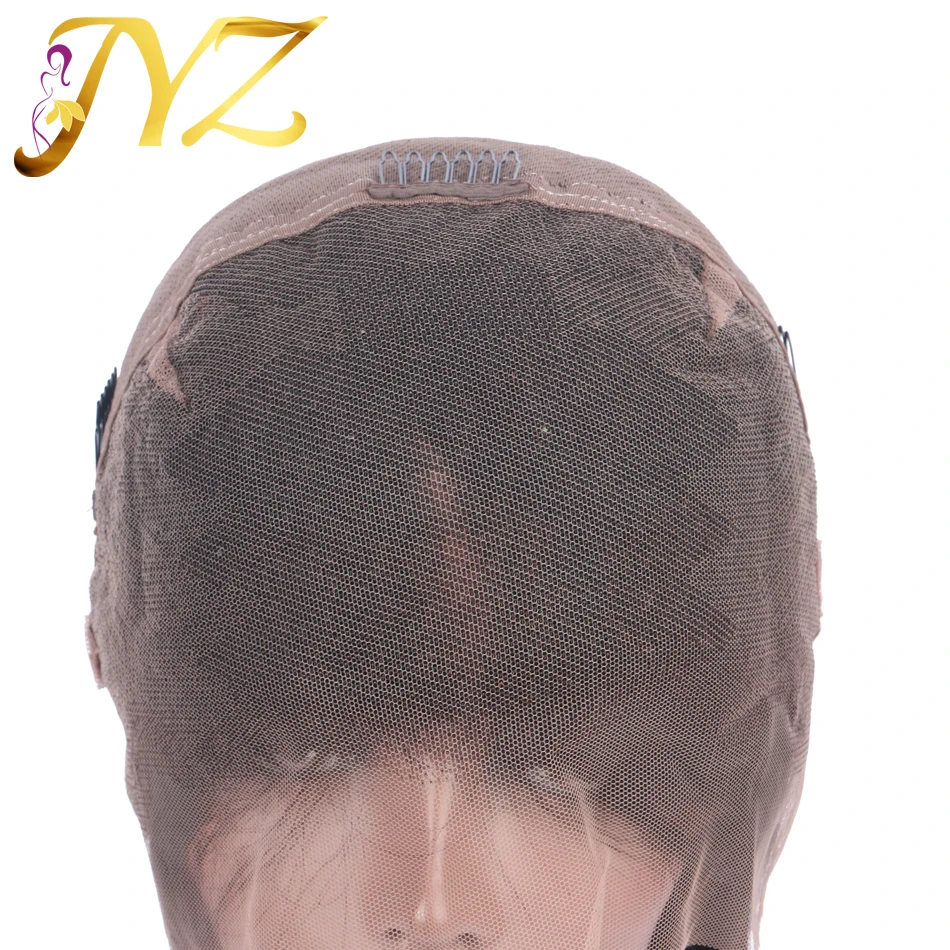JYZ волосы человеческих волос полные парики шнурка предварительно сорвал естественные волосы линия с детскими волосами тела волна парики из бразильского волоса отбеленные узлы