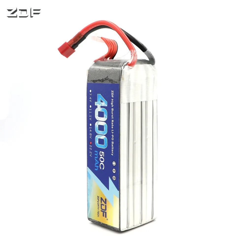 Батареи ZDF 6S 22 2 в 4000 мАч 50C max 100C RC LiPo Аккумулятор для радиоуправляемого самолета