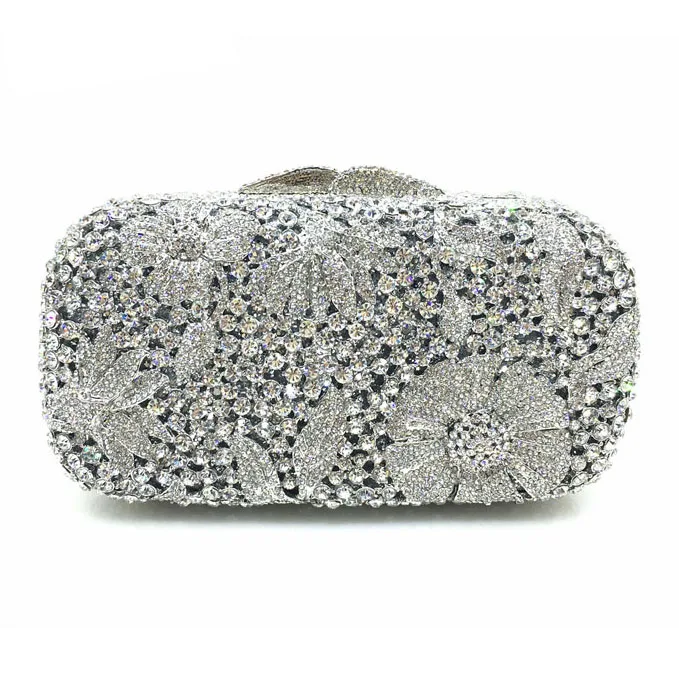 Full Rhinestone Evening Clutch Bag Bling Bling Women Rhinestone Purese