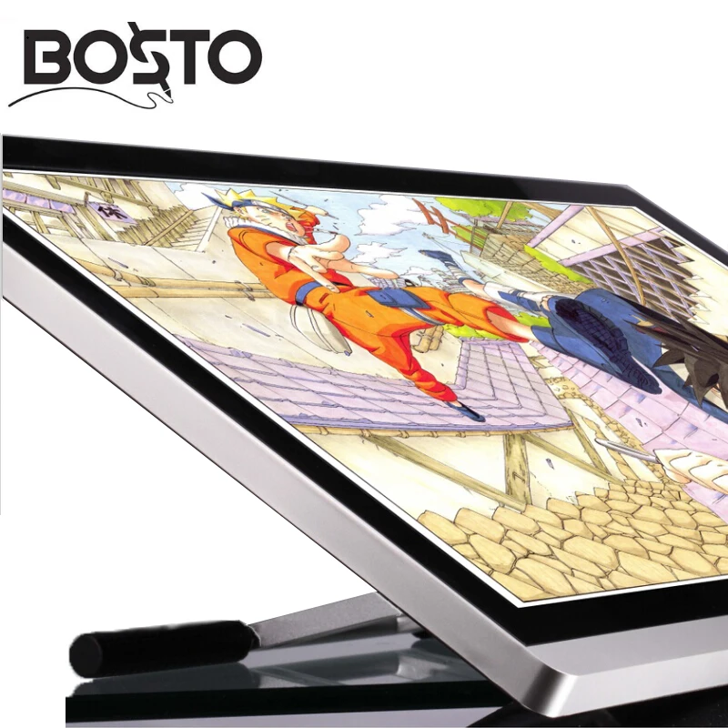 BOSTO 22 UMini 21.5in Профессиональный Full HD Art Графика планшет монитор рисовать 8192 уровней Ручки и художник рисунок перчатки и стоять