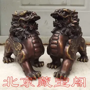 

The copper ornaments decoration lucky lucky Home Furnishing brave evil defends a pair of lucky dance ornaments