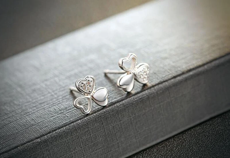 SILVER STUD EARRING FOR WOMEN (15)