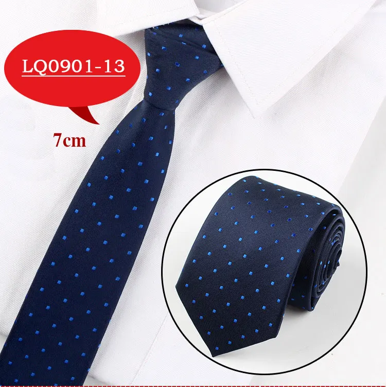 Men Tie Fashion 7cm Classic Luxury Jacquard Woven Neckties Factory Seller Bridegroom Business Wedding Accessories Shirt Neck Tie