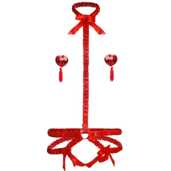 

Sexy Lingerie Exotic sexy costumes Lenceria cosplay fun Baby Dolls Female Uniform Temptation Cupless Bra Halter Underwear