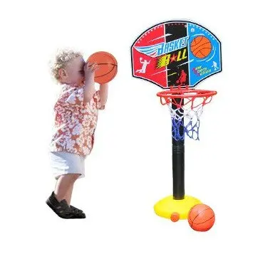 2012 Hot 140cm Height Adjustable Children Basketball Hoop Backboard Set ...