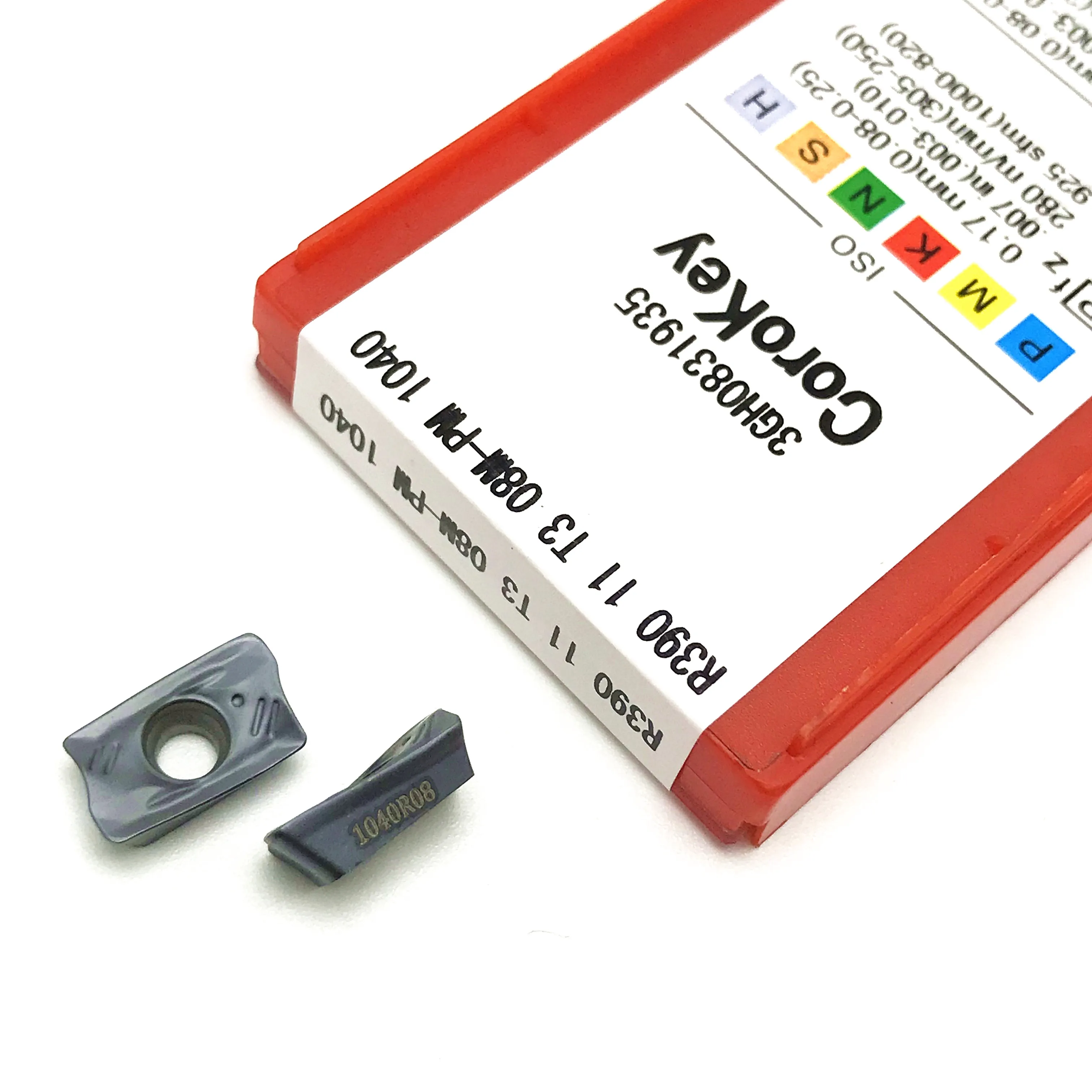 

20PCS face milling cutter accessories R390 11T308M PM1040 carbide tool machining center milling cutter accessories