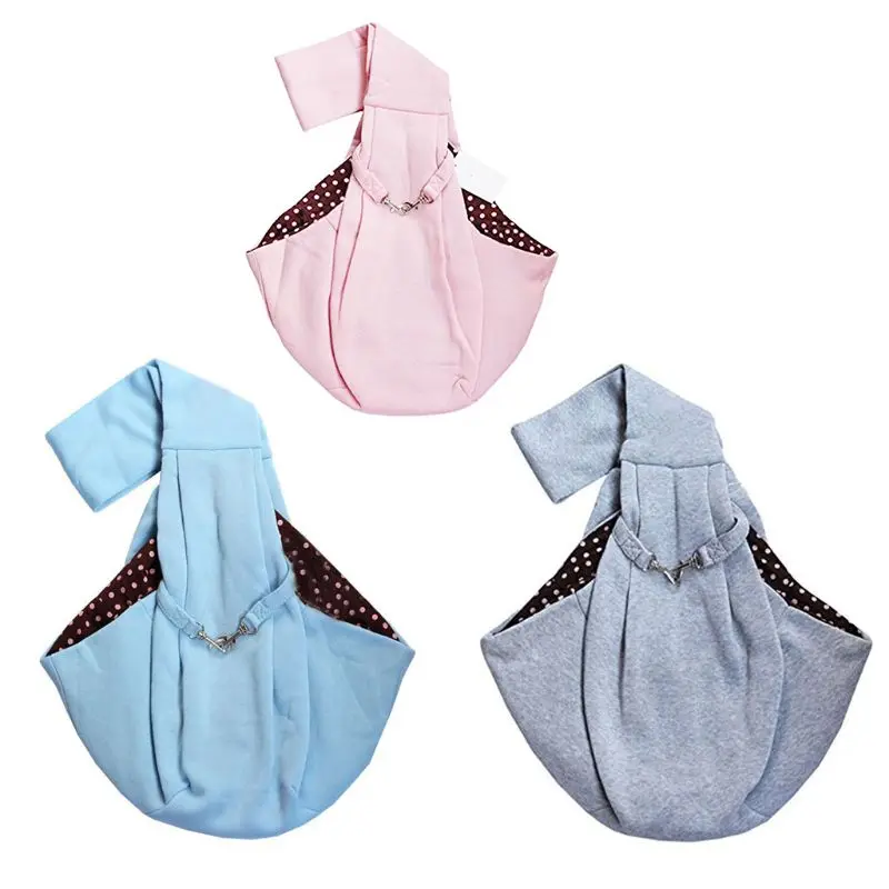 

New Unisex Hands-free Reversible Small Dog Cat Sling Carrier Bag Travel Tote Soft Comfortable Double-sided Shoulder Bag Handbag