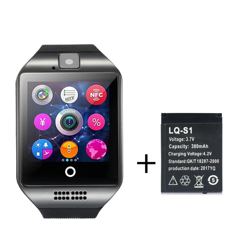 Relogio Q18 Шагомер Смарт часы с Сенсорный экран камеры Поддержка TF Bluetooth smartwatch для