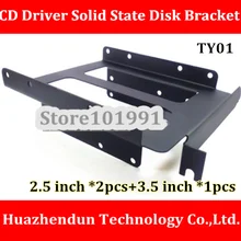 High Quality PCI Tray CD-Driver Solid State Disk Bracket Desktop SSD 2.5 inch *2PCS +3.5 inch *1PCS SSD Tray