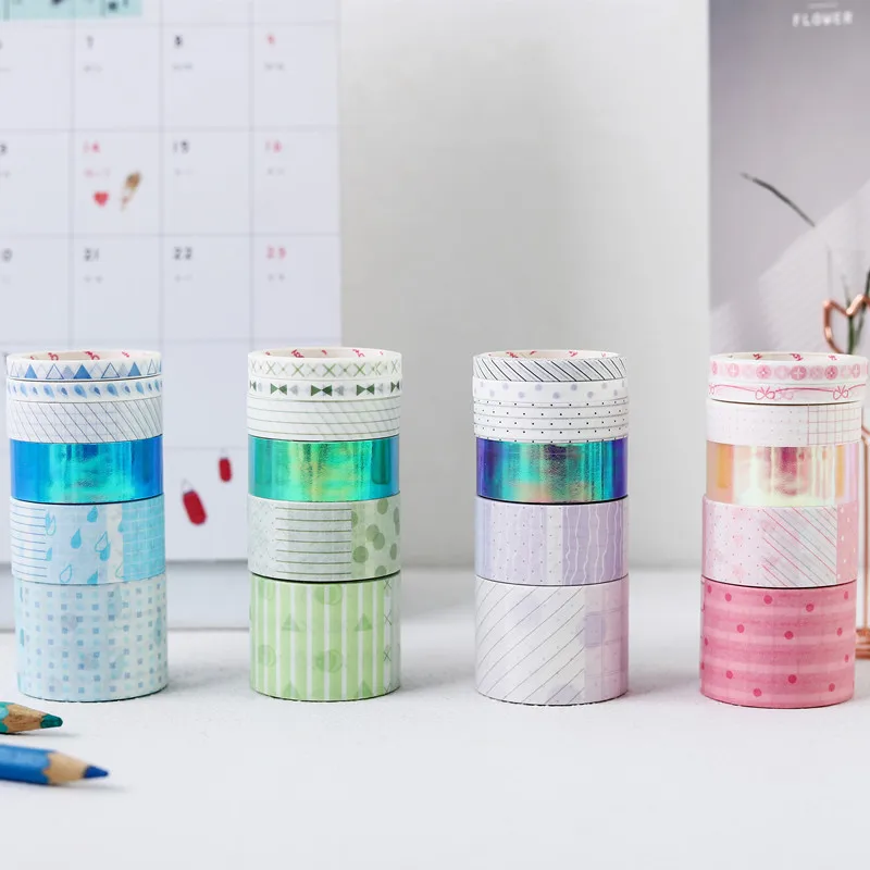 

6 Rolls Set Lovely Sweet Dream Masking Washi Tape Set DIY Decoration Scrapbooking Tape Korean Stationery School Office Supplies