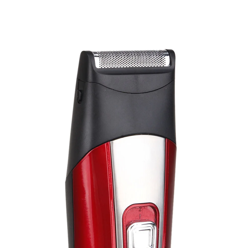 Máquina de Corte Cortador de Cabelo de Precisão Clipe de Cabelo 5 em 1 Kemei Profissional Cabeleireiro Barbeador Recarregável Navalha Barba Nariz Aparador 8 Lâmina de barbear
