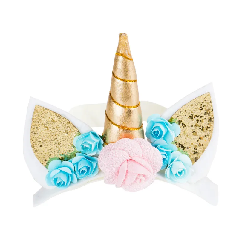 

Magical Unicorn Horn Head Hair Band Headband Ear Perfect Dress Cosplay Decor 1pc