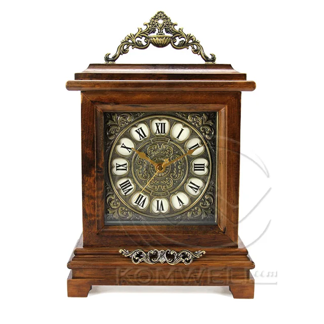 2016 New Fashion Classic Wooden Desk Clock Vintage Rectangle Home 2016 New Fashion classic wooden desk clock Vintage rectangle home decoration Masa Saati hourly chiming quartz - 2016 New Fashion Classic Wooden Desk Clock Vintage Rectangle Home