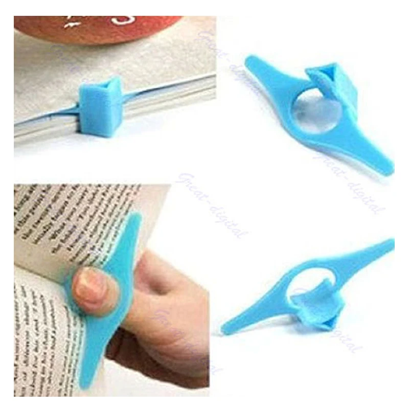Multifunction Thumb Book Page Holder Convenient Plastic BookMarker 1