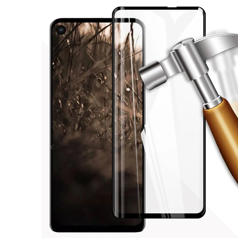 2 шт 3D высокое алюминиевое закаленное стекло для Motorola Moto P40 P50 полное покрытие