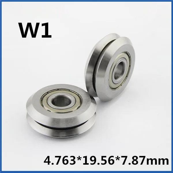 10 шт. V / W Радиальные Роликовые Подшипники W1 W1X VW1X RM1 RM1X направляющий подшипник 4 763*19
