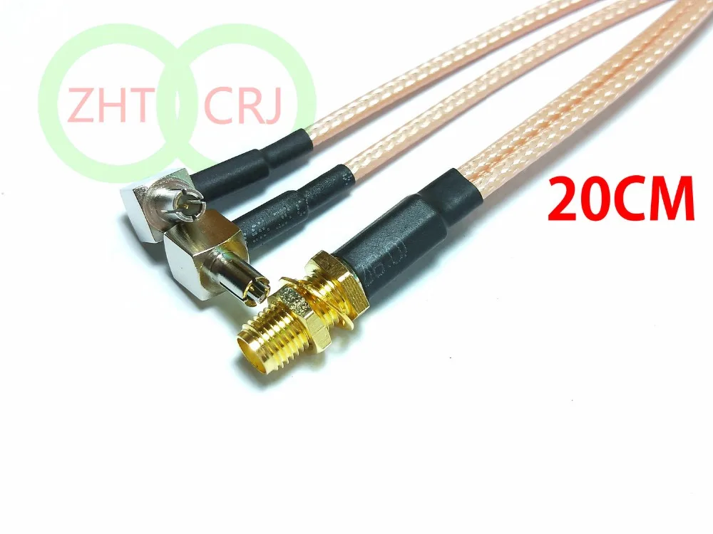 20 шт. SMA female TO Y type 2X L TS9 сплиттер папа комбинированный кабель RG316|sma female|sma smasma to sma |