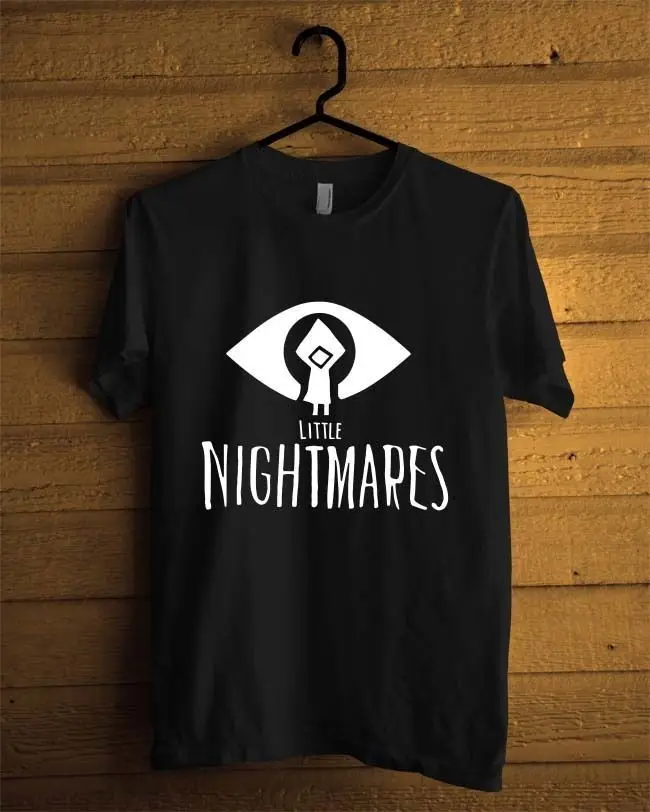 

Limited Little Nightmares Logo Design Horror Mens Black T-Shirt Size S-5XLPrint T shirt Men