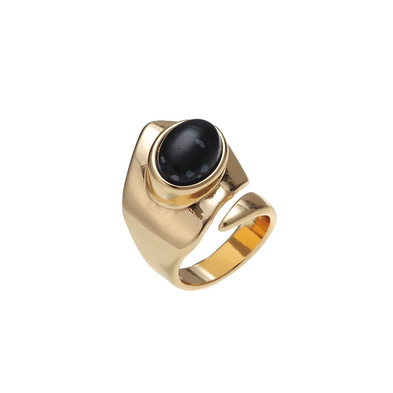 Yhpup 2017 Vintage Luxury Stone Exaggerated Women Rings Fashion Jewelry