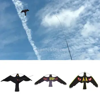 

3 Style Hawk Kite Protect Farmers Crops Realistic Flying Bird Pigeon Decoy Owl Bird Performing Swallow Decoy Deterrent Repeller