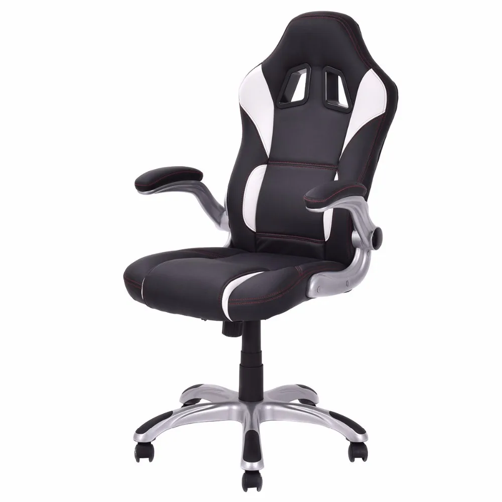 Goplus High Back Executive Racing Style Office Chair Pu