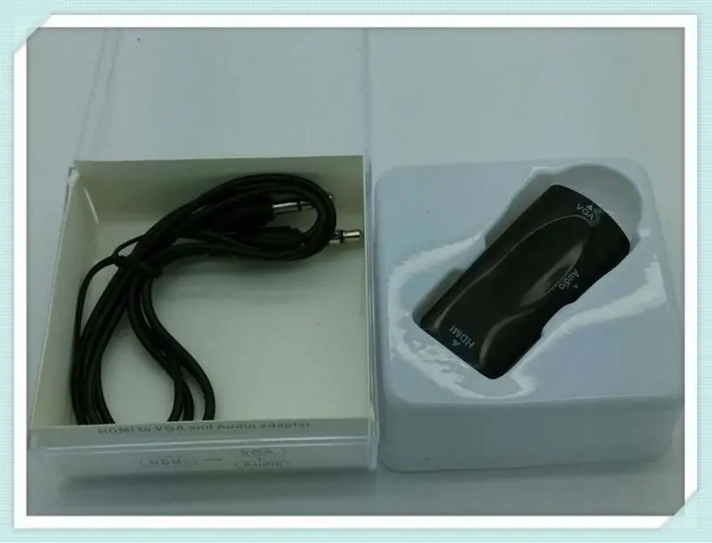  HDMI a VGA Video Converter Adapter + AV Cavo Audio Per PS3 PC HD TV per Wireless hdmi al Proiettore