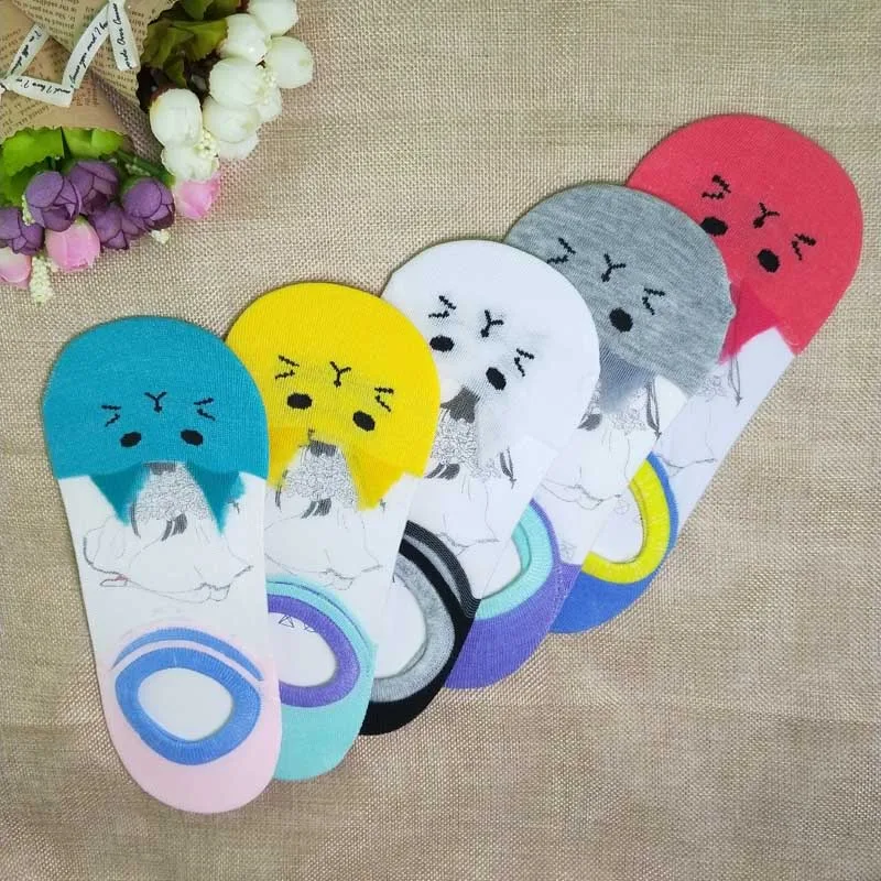 Носки невидимки женские из хлопка 2 шт. = 1 пара ws122|socks sock|socks anklesocks cotton |
