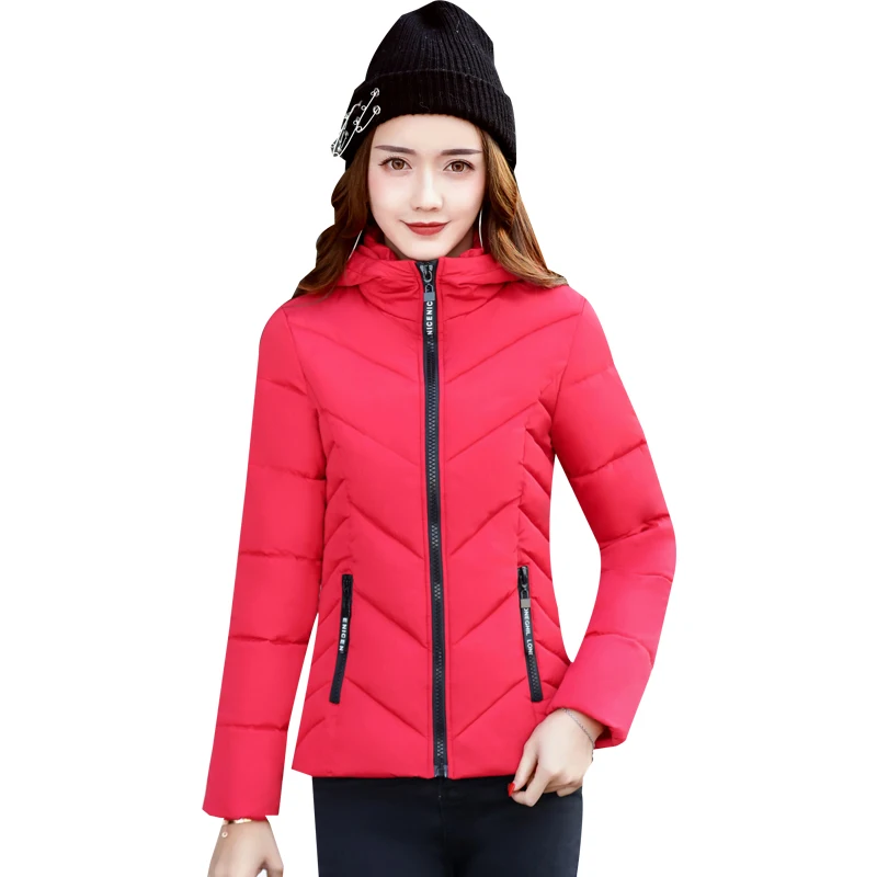 Nouvelle Dames Ciel Noir Courte Mode Parkas 5l17 rouge D'hiver pu Survêtement Chaud La À Plus photo 2xl Color 2017 De Mince blanc Femmes Taille rose Femelle Veste Manteau Capuchon d1AYwdgqC