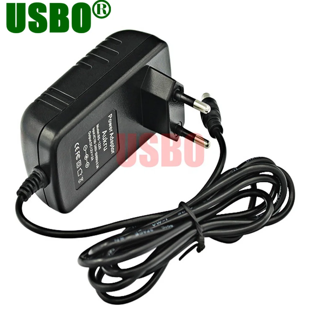 12V 2A DC power adapter Monitor power 5.5x2.5 12v 1m cable power EU
