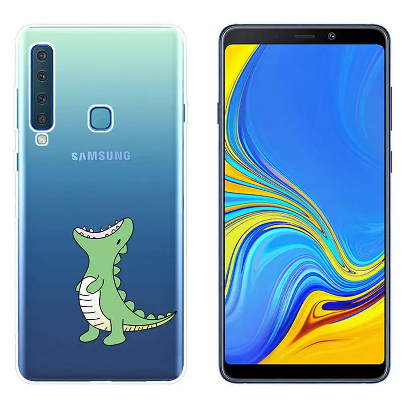 Arvin TPU Case for A750 A6 A8 2018 A520 Fundas Smart Back Phone Cover for A5 A7 A6 A8 Plus Samsung Galaxy A9 2018 Clear Silicong (12)