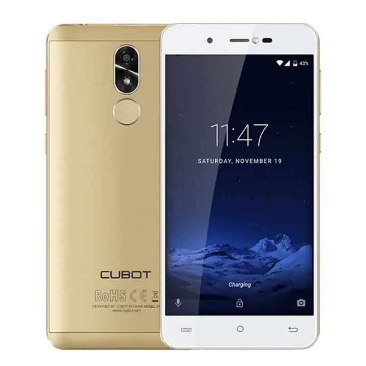 Оригинал CUBOT R9 5 0 дюйма HD 5MP + 13MP двойной сзади Камера Android 7 MTK6580 Quad Core 2 Гб