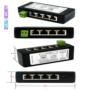 

4 Ports 8 Ports POE Injector for CCTV Network POE Camera Power Over Ethernet