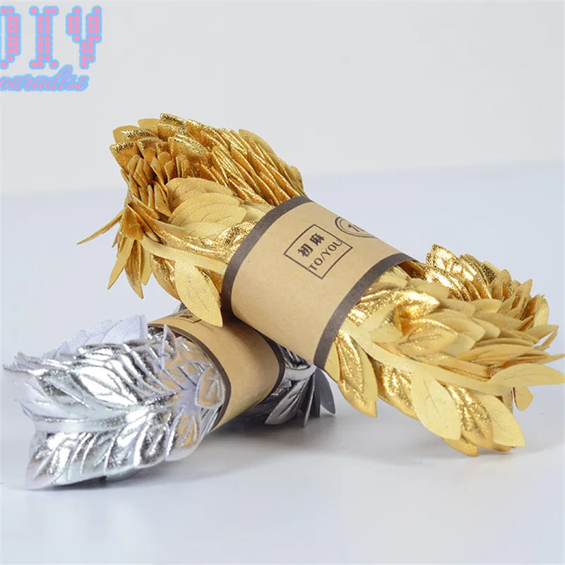 10M colorful Artificial Leaf Leaves Ivy Flower cord rope Trim Wrap Gift Packing String Wedding Party Decoration