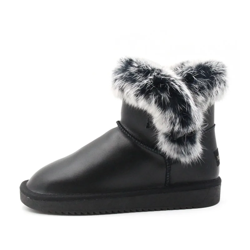 Mujer white 100 Vaca Red Invierno Miyagina Piel blue Real De Nieve dark Botas Conejo Genuino black Colores Blue Cuero Zapatos Red 18 sandy Moda Blue dark black golden purple sandy black chocolate Nueva golden chestnutting rose grey Rose black 8WUxqqwItF