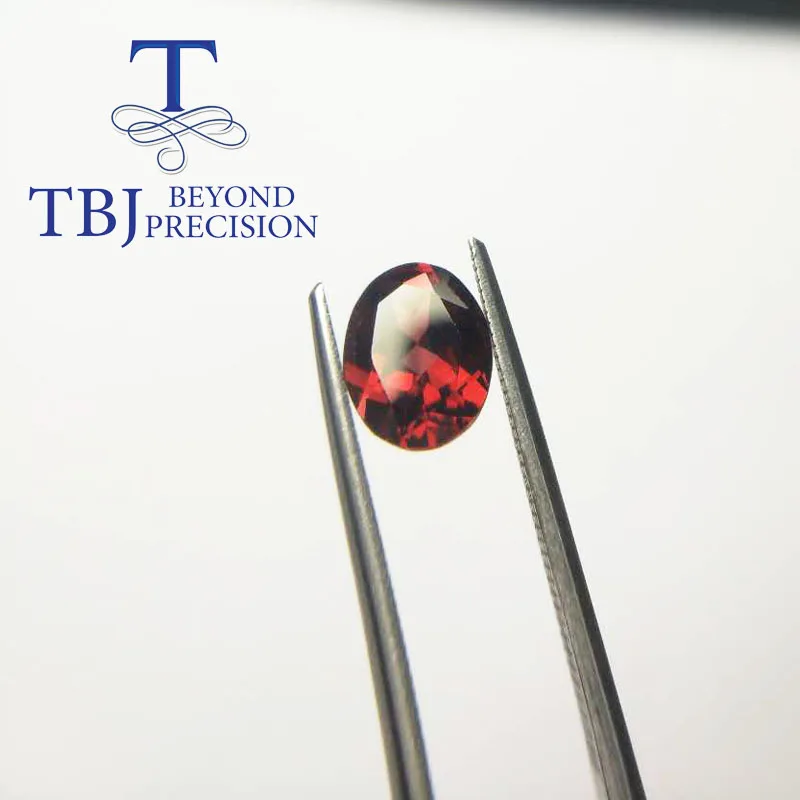 

Tbj , natural mozambique garnet loose gemstone ov7*9 ard 2.3ct 3 piece in one lot for 925 sterling silver jewelry mounting