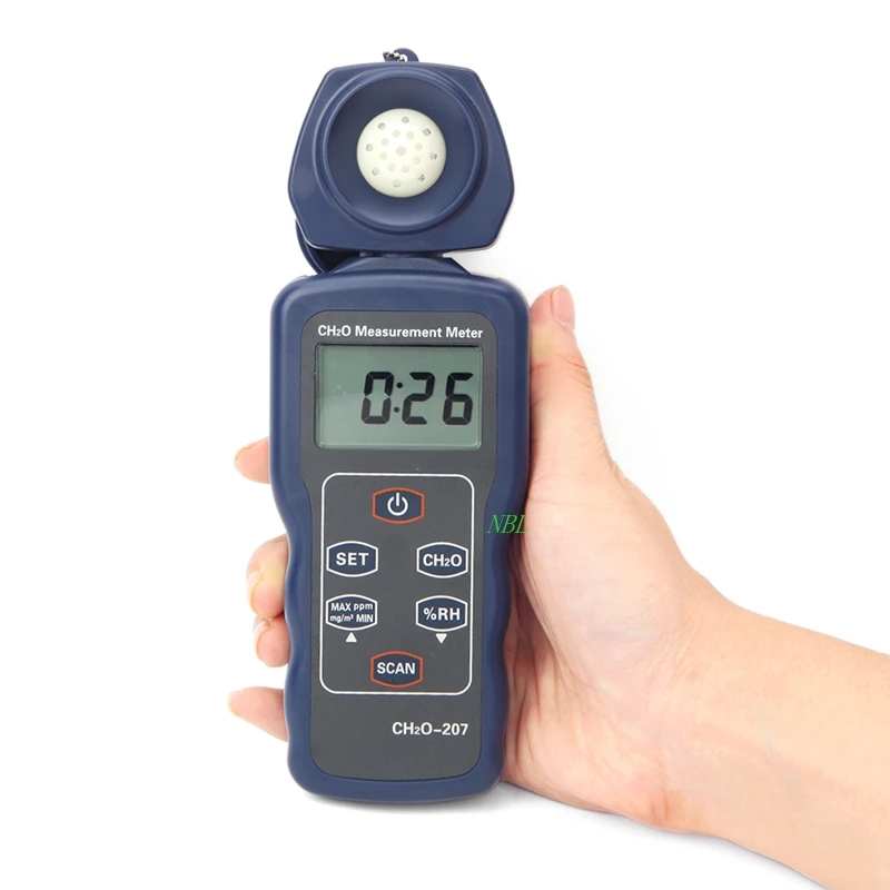 LCD Portable Formaldehyde CH2O Gas Detector Humidity Measurement Tester