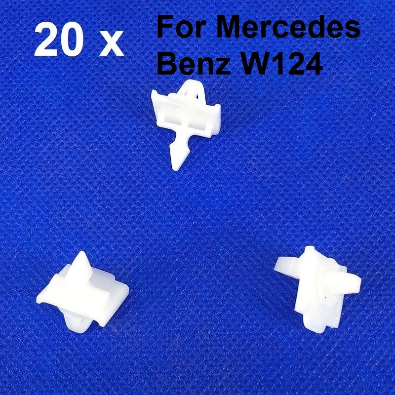 

x20 For Mercedes For Benz W124 Door Fender Grille Moulding Retainer Clips 001-988-49-81