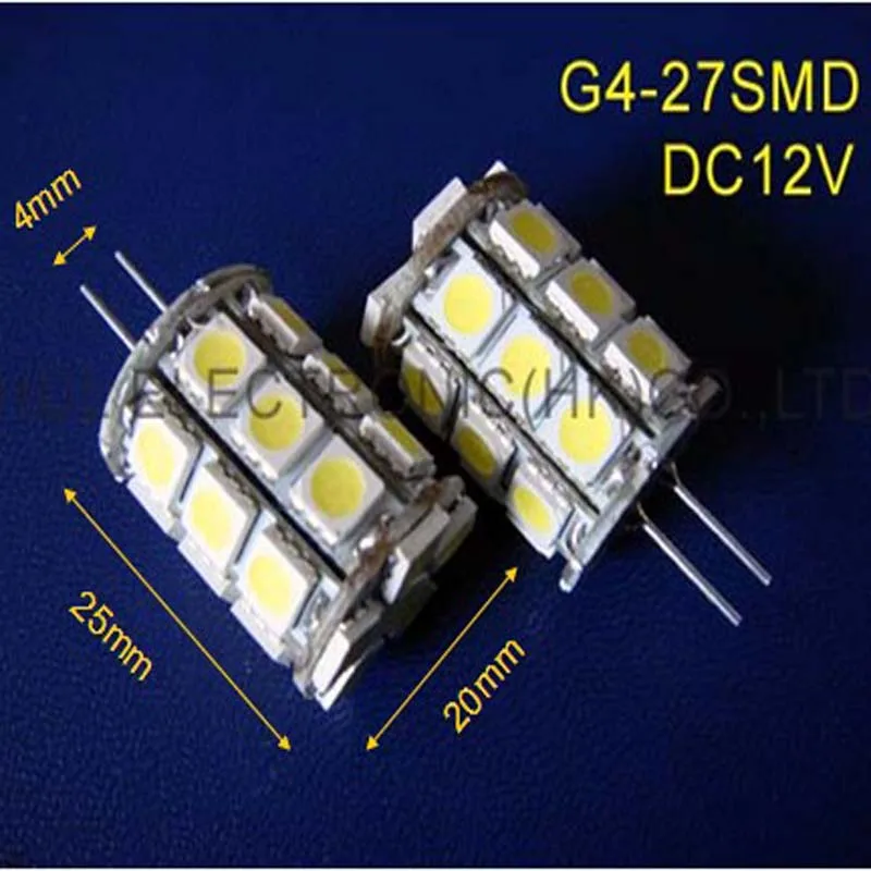 DC12V G4 светодиодные фонари, 5 шт. в партии