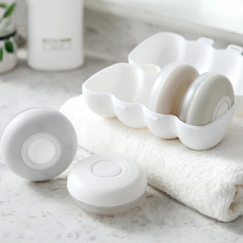 

4 Pcs/Set Silicone Shampoo Lotion Bottles Anti-leak Traveling Set Storage Box Cosmetic Sealed Jar HS11