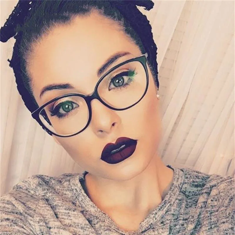 

Fashion Women Cat Eye Eyeglasses Frame Men Optical Glasse Frame Retro Eyeglasses Computer Glasses Transparent glasses HA-77