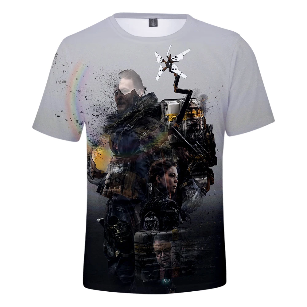 

Popularity Game Death Stranding Battle 3d Print T shirt Men's Summer Leisure Harajuku T-shirt Death Stranding Battle series Tops