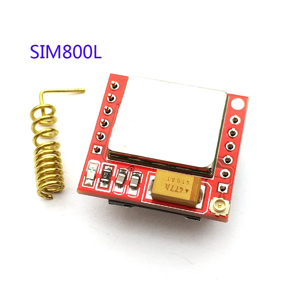 Самый маленький модуль SIM800L GPRS GSM карта MicroSIM Core BOard Quad-band ttl последовательный порт