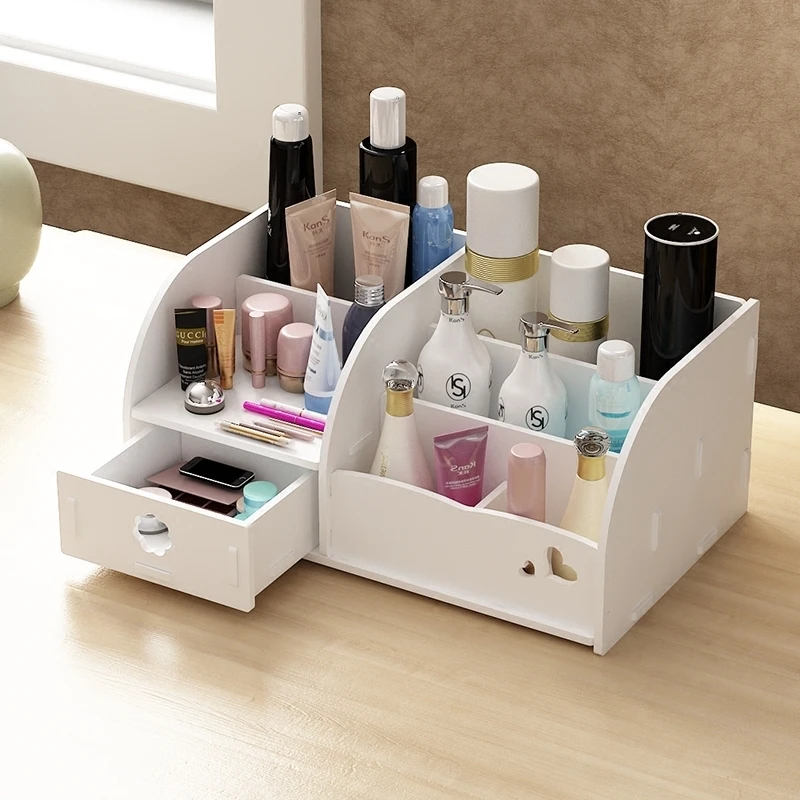 Hot Promo Large Desk Cosmetic Organizer Drawer Makeup Organizer