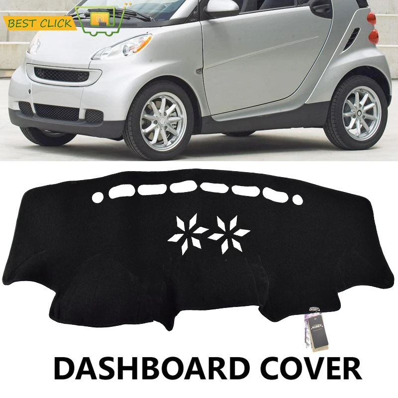 

Dash Mat Dashboard Cover Dashmat Fit For Mercedes-Benz Benz Smart Fortwo 2008-2013 W451 Dash Board Cover Pad Sun Shade Carpet