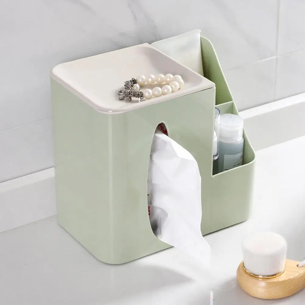 

Home Office Tissue Box Paper Storage Case Holder Sundries Organizer Container Home Storages