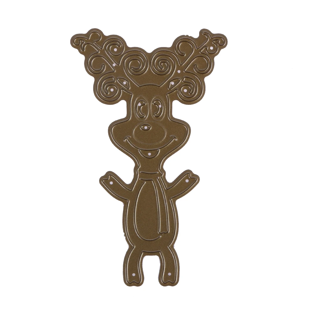 

Fawn DIY Metal Cutting Dies Stencils for Scrapbooking photo album Decorative Embossing Die Cut DIY Paper Cards Christmas Dies