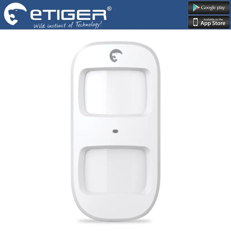 Etiger 433 мГц сенсор беспроводной Pet-immnue PIR детектор движения для GSM PSTN сигнализации системы домашней безопасности